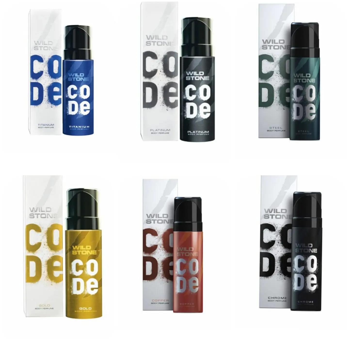 Picture of Imported Wild Stone Code Steel Body Perfume for Men 120ml(Steel,Body)