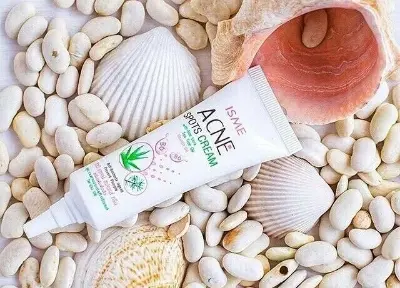 Picture of ISME Acne Spots Cream With AloeVera, Tea,Tree Oil,Vitamin B6 (10g)