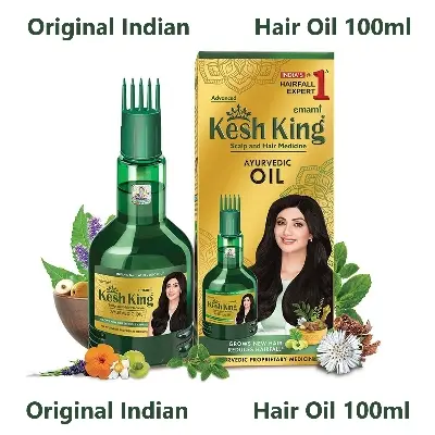 Picture of KeshKing Ayurbedic Hair Oil 100ml Indian(Green)