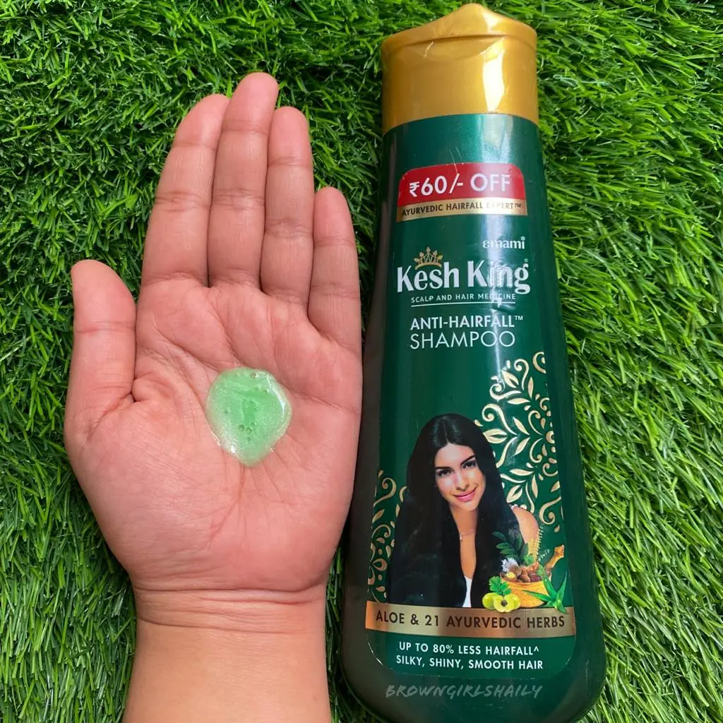 Picture of KeshKing Hair Ayurbedic Oil 100ml & KeshKing Shampoo 200ml Combo Pack(Green)