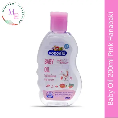 Picture of Kodomo Baby Oil 200ml Pink Hanabaki(White)