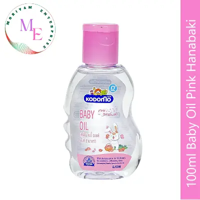 Picture of Kodomo Baby Oil 200ml Pink Hanabaki(White)