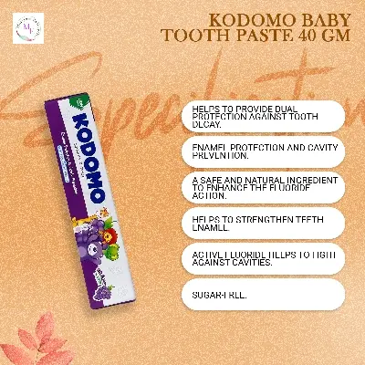 Picture of Kodomo Baby Tooth Paste 40 gm(Grape)
