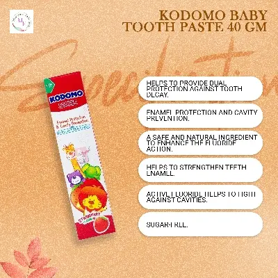 Picture of Kodomo Baby Tooth Paste 40 gm(Strawberry)