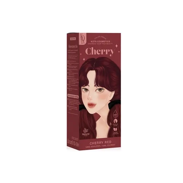 Picture of Kota Cosmetics Hair Color Hair Dye Color Cream Cherry(Cherry)