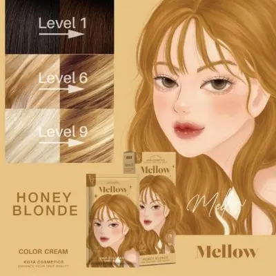 Picture of Kota Cosmetics Hair Color Hair Dye Color Cream Mellow(Mellow)