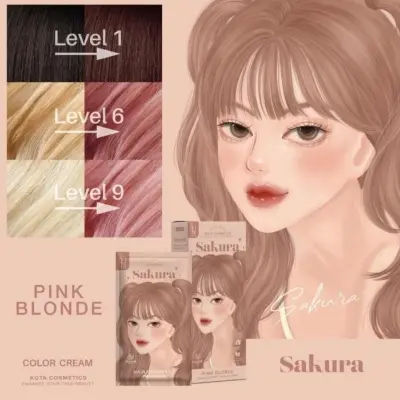 Picture of Kota Cosmetics Hair Color Hair Dye Kota Cosmetics Color Cream(Sakura)