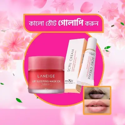 Picture of Laneige Lip Sleeping Mask 20g + Scru Cream Combo Pack