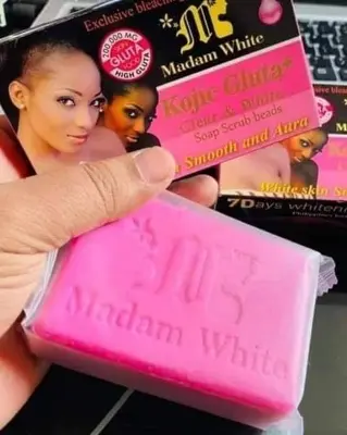 Picture of Madam White Kojic Gluta Clear & White Soap Scrub Beads Soap