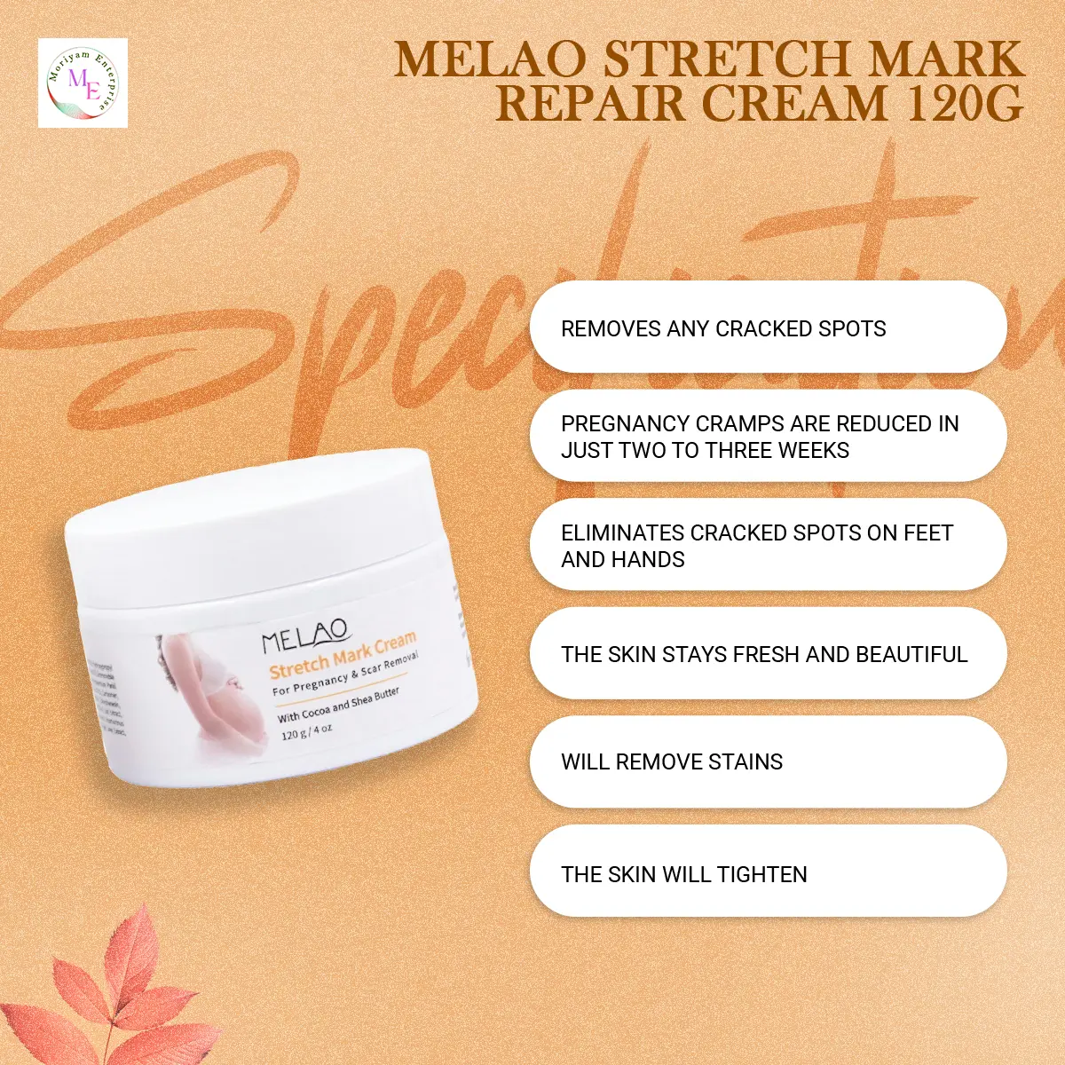 Picture of Melao Stretch Mark Repair Cream 120g