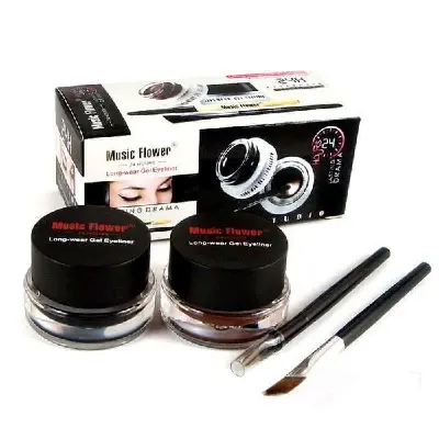 Picture of Music Flower Eyeliner Gel Black and Brown 2in1