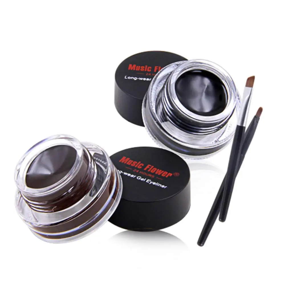 Picture of Music Flower Eyeliner Gel Black and Brown 2in1