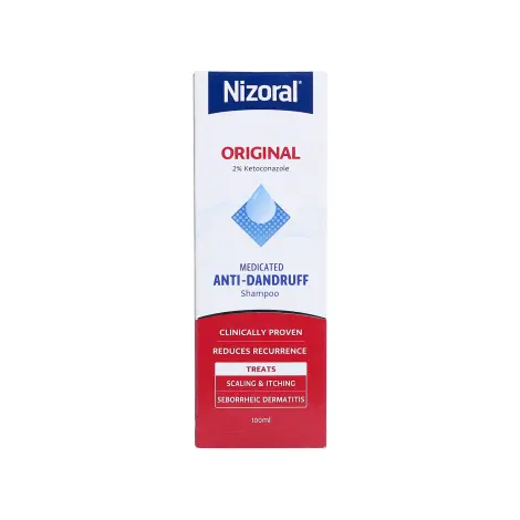 Picture of Nizoral Original 2% Ketoconazole Medicated Anti-Dandruff Shampoo (Made in Thailand) 100ml