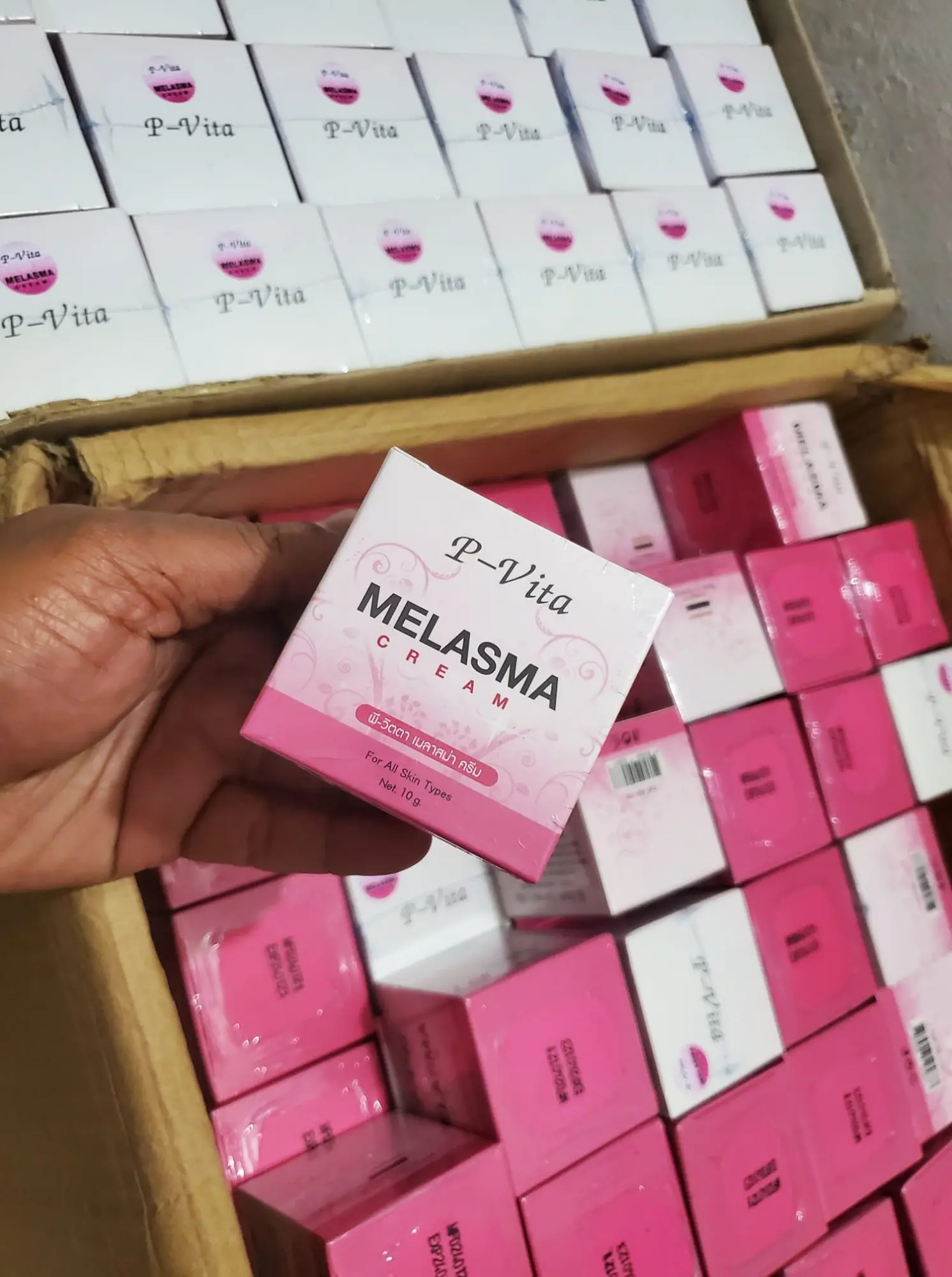 Picture of P Vita Anti Melasma Cream 10g Mesta Cream Thailand