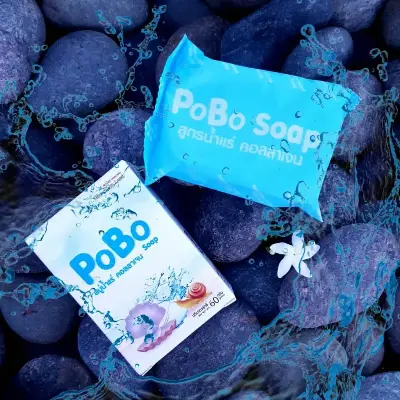 Picture of Pobo Minarel Soap 60g Thai(Blue,)