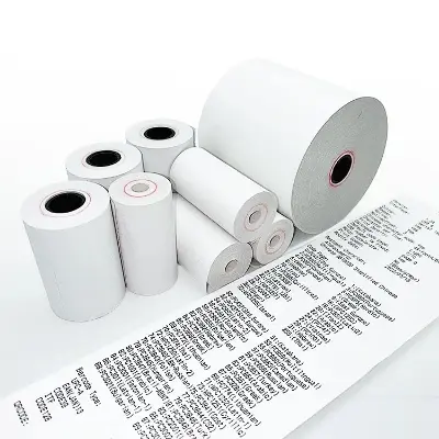 Picture of 78×60mm Thermal POS Paper Rolls – Compatible with 3-Inch (80mm) Rongta Receipt Printers – Fade-Resistant and Durable(20 Rolls)