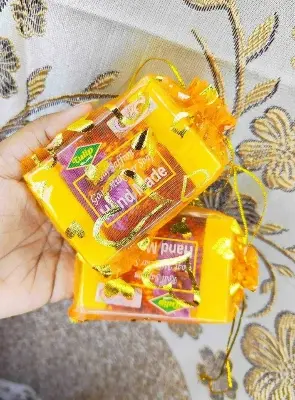 Picture of Saffron Soap 90gm For Face & Body(Yellow,)