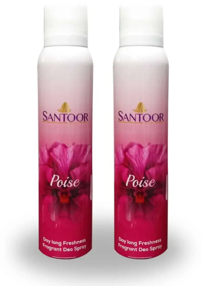 Picture of Santoor Deodorant Body Spray For Women 150 ml(Orange,Body)