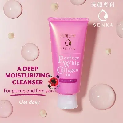 Picture of SENKA Perfect Whip Collagen in Facial Cleansing Foam(Pink,)