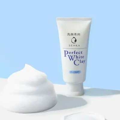 Picture of SENKA Perfect White Clay Facial Cleansing Foam(White,)
