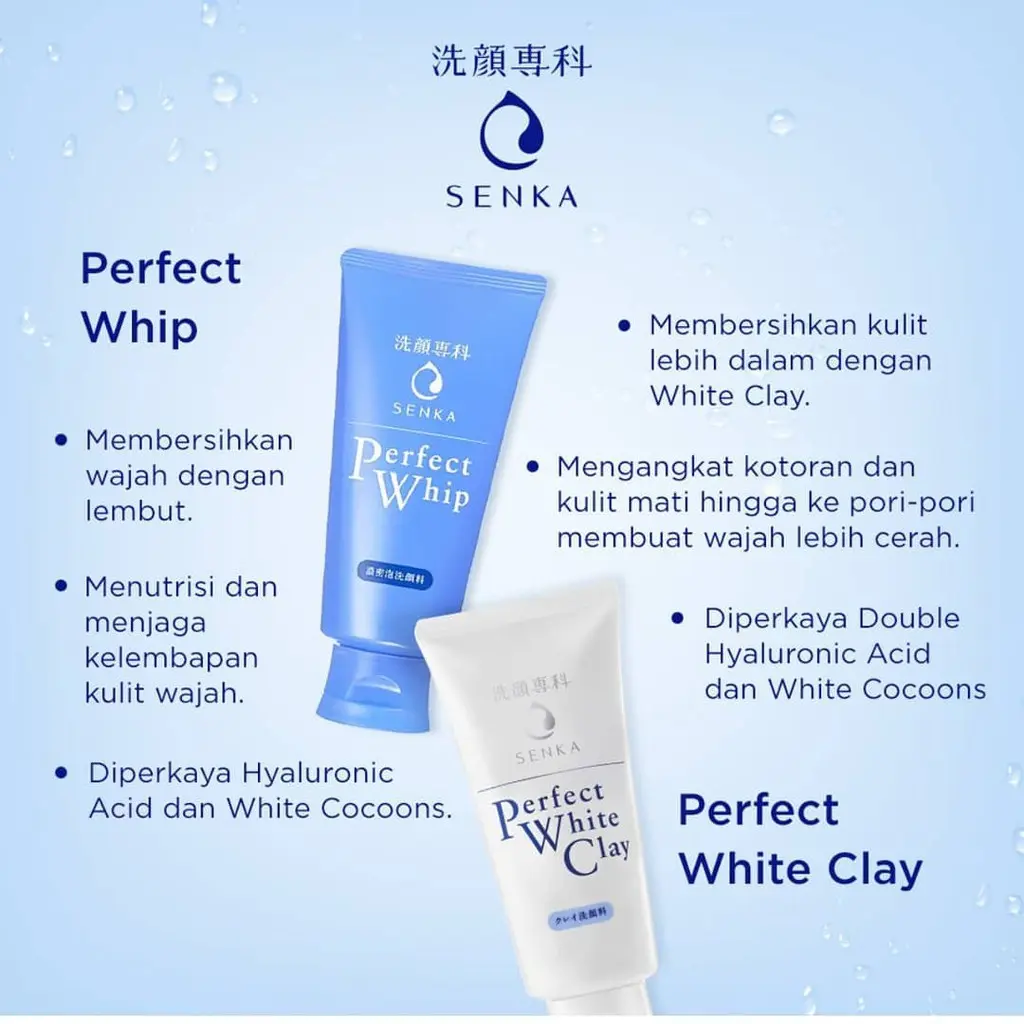 Picture of SENKA Perfect White Clay Facial Cleansing Foam(White,)