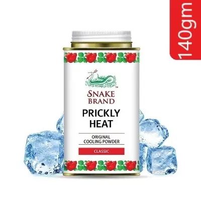 Picture of Snake Brand Prickly Heat Cooling Classic Powder 140g(White)