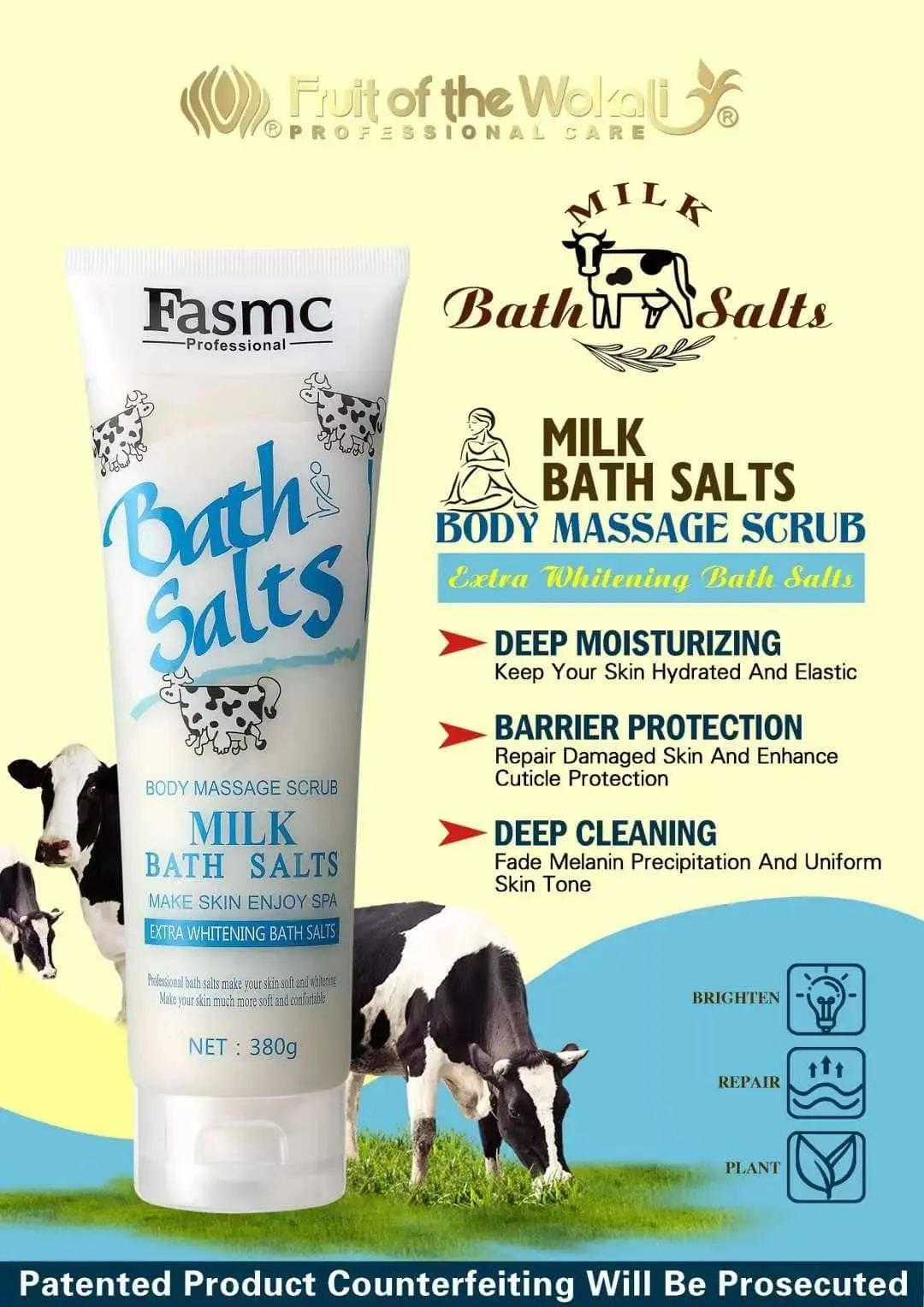 Picture of Snake Brand Prickly Heat Cooling Classic Powder 280g(White)