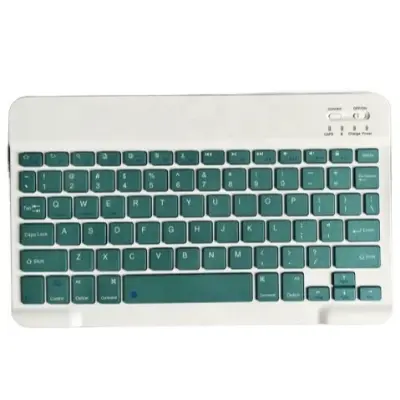 Picture of Rechargeable Bluetooth Keyboard for Tablets, iPads, iPhones, Smartphones, and Laptops  Sleek, Ergonomic, Ultra-Slim Wireless Mini Nadra Keyboard  Perfect for professionals, students, and travelers alike.(Dark Green)