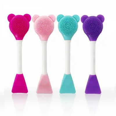 Picture of Sweet Beauty Silicone mask stick, Facial cleansing brush For Women(Multicolor,Face)