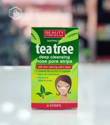 Picture of Tea Tree Deep Cleansing Nose Pore Strips(Green,Nose,)