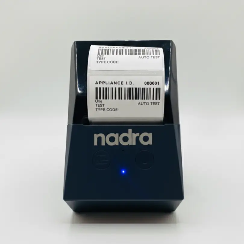 Picture of Dual Mode Multifunctional Label+POS Printer 58mm USB+Bluetooth For Label and Receipt Printing Tag Name Price Barcode Label Maker, 5820-L(Black)