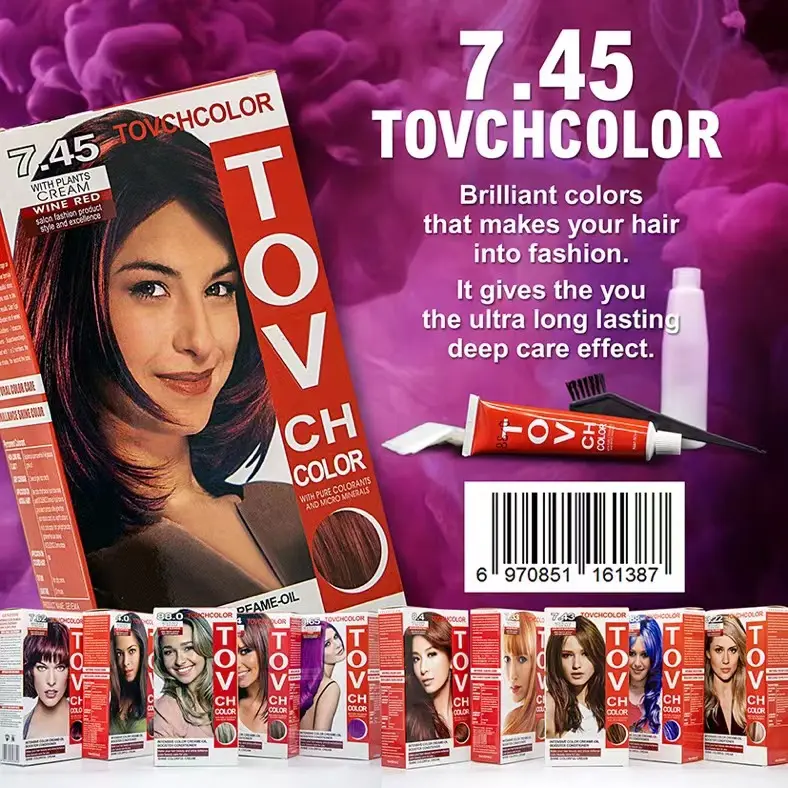 Picture of Tov Ch Hair Color 80ml Rose Red 6.45(6.45)