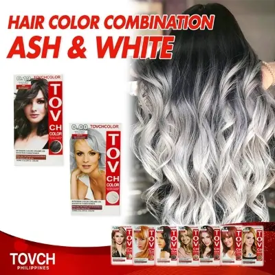 Picture of Tov Ch Hair Color Cream 80ml*2 Ash & White 0.19 & 0.00(Ash & White)