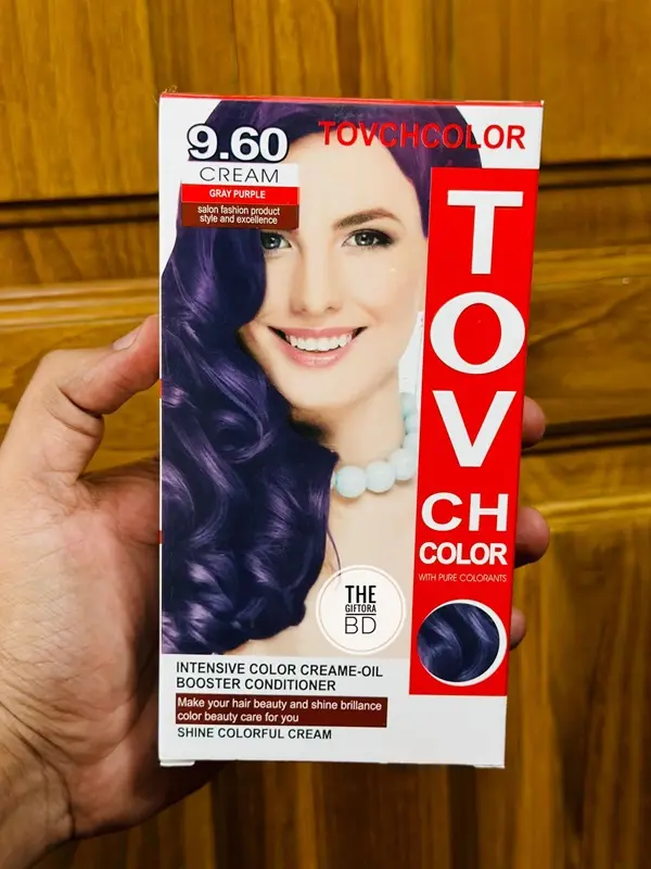 Picture of Tov Ch Hair Color Cream 80ml*2 Ash & White 0.19 & 0.00(Ash & White)