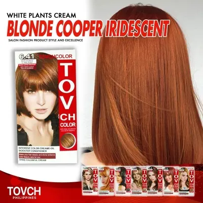 Picture of Tov Ch Hair Color Cream 80ml*2 Blonde Cooper Iridescent 6.41(6.41)