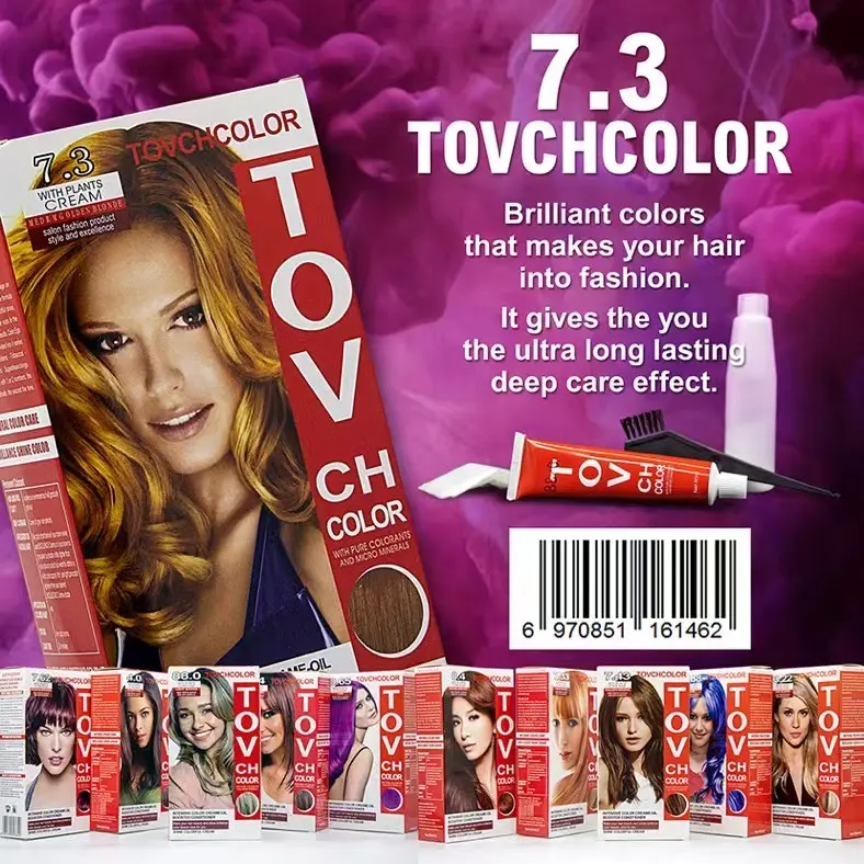 Picture of Tov Ch Hair Color Cream 80ml*2 Chestnut 6.4(6.4)