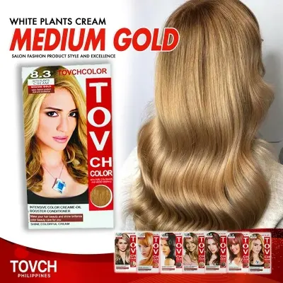 Picture of Tov Ch hair Color Cream 80ml*2 Medium Gold 8.3(8.3)