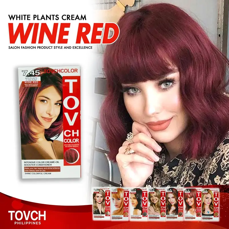 Picture of Tov Ch Hair Color Cream Golden Brown 7.43(7.43)