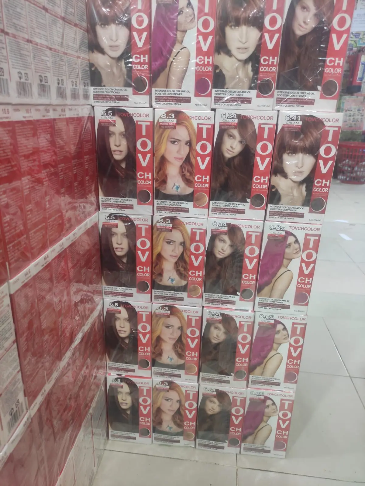 Picture of Tovch Intensive Hair Color Creame Conditioner Shine Colorful Cream 80ml*2(6.66)