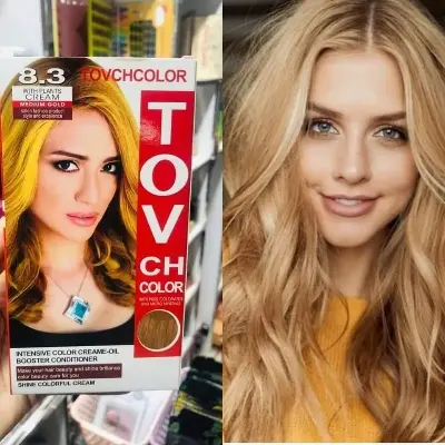 Picture of Tovch Intensive Hair Color Creame Conditioner Shine Colorful Cream 80ml*2(8.3)