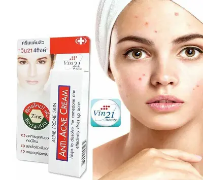 Picture of Vin21 Anti Acne Cream For Acne Prone Skin ( 10g )