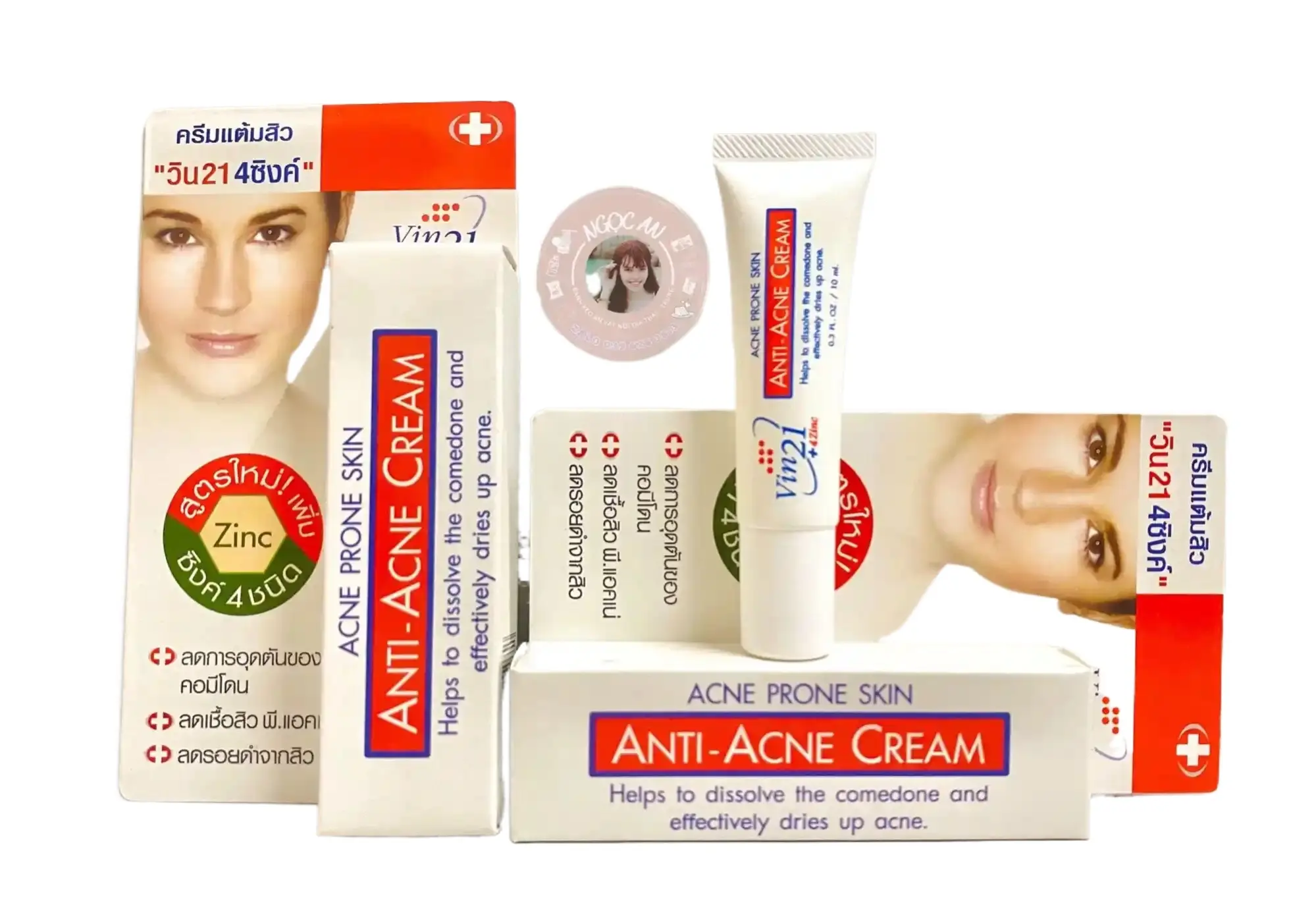 Picture of Vin21 Anti Acne Cream For Acne Prone Skin ( 10g )