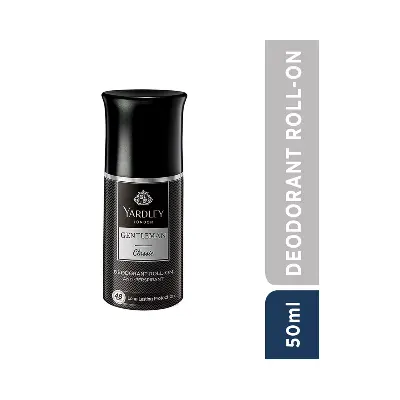 Picture of Yardley London Gentleman Classic Anti Roll On for man 50ml(Black,Body,)