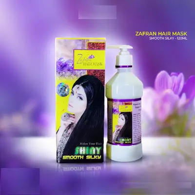 Picture of Zafran Hair Mask Shiny Smooth Silky 120ml(Yellow)