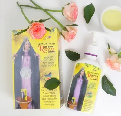 Picture of Zafran Organic Hair Wash Anti-Hair Fall Royel Shampoo  200gm(Yellow)