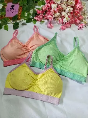 Picture of 1pcs Cotton underwear Padded bra for girls