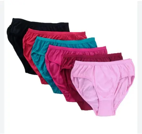 Picture of 6pcs/ set soft cotton triange shape underwear panty for Ladies
