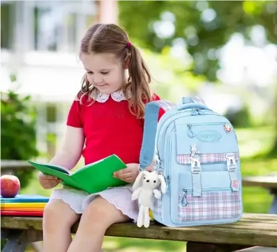 Picture of School Bag College Backpack Travel Daypack Large Book Bags for Students