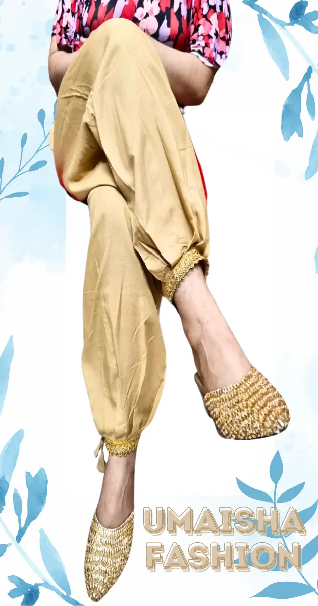 Picture of china linen loose fit womans afgani kabuli salwar payjama .