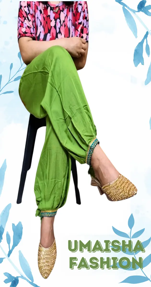 Picture of china linen loose fit womans afgani kabuli salwar payjama .